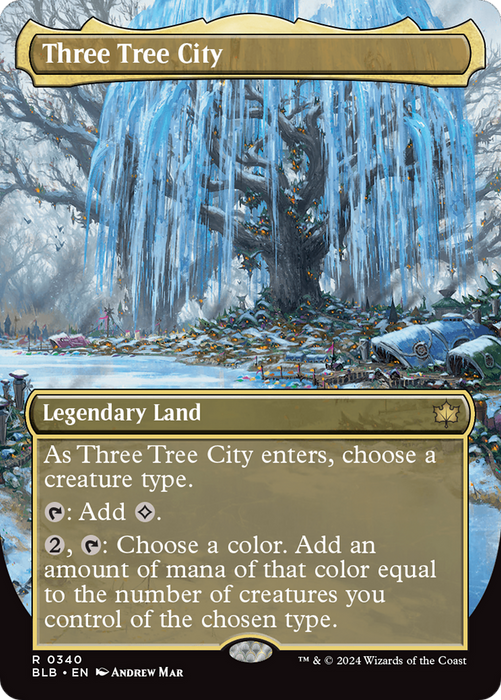 Three Tree City (BLB-340) - rare (Borderless)