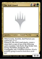 The Ash Lizard (UNK-RZ05C) - rare