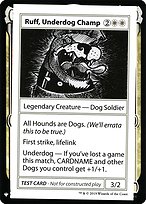 Ruff, Underdog Champ (CMB1-010) - rare