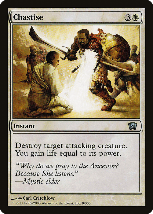 Chastise (8ED-09★) - uncommon - Foil