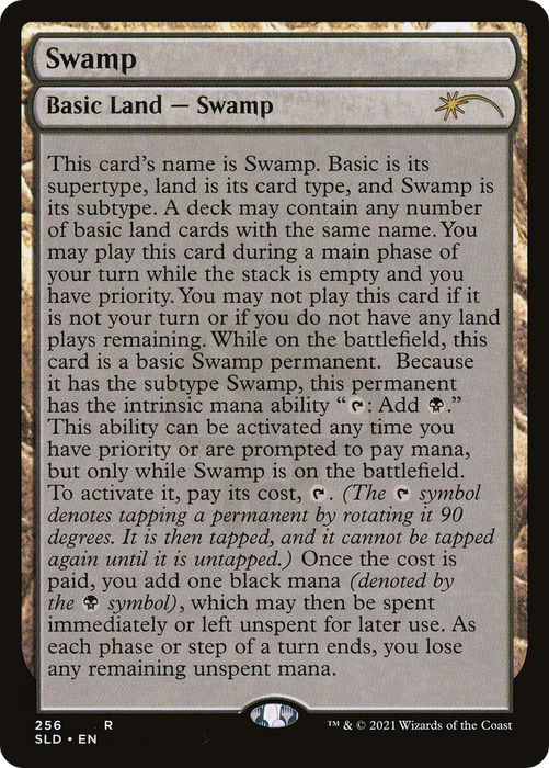 Swamp (SLD-256) - rare - Foil