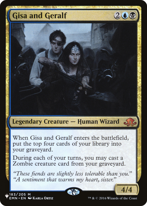 Gisa and Geralf (LIST-EMN-183) - mythic