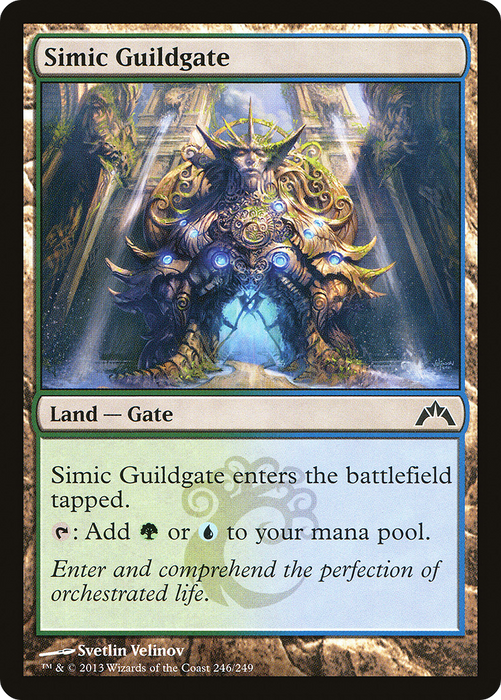 Simic Guildgate (GTC-246) - common - Foil