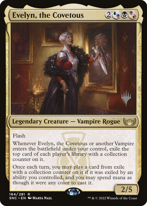Evelyn, the Covetous (PPSNC-184P) - rare - Foil
