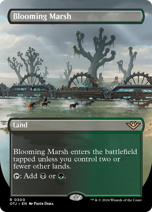 Blooming Marsh (OTJ-300) - rare (Borderless) - Foil
