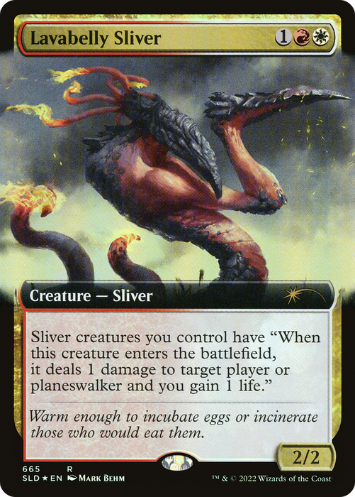 Lavabelly Sliver (SLD-665) - rare: (Extended Art) - Foil