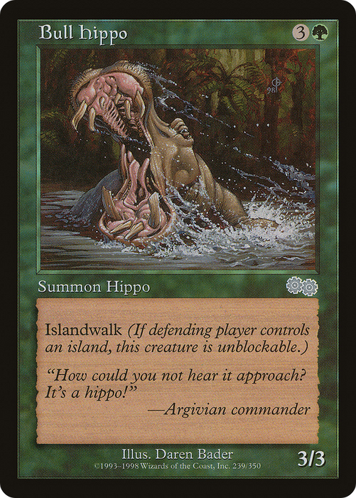 Bull Hippo (USG-239) - uncommon