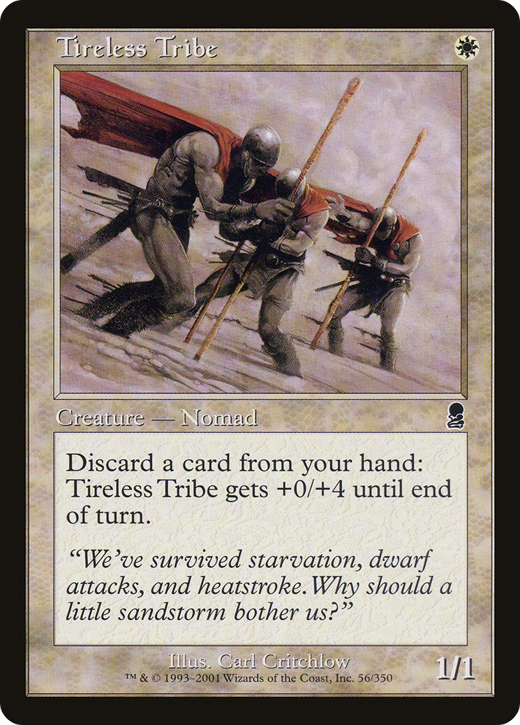 Tireless Tribe (ODY-056) - common - Foil