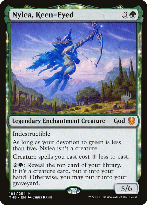 Nylea, Keen-Eyed (PPTHB-185P) - mythic: (enchantment) - Foil