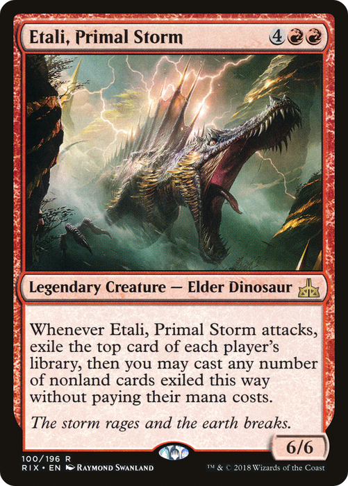 Etali, Primal Storm (RIX-100) - rare - Foil