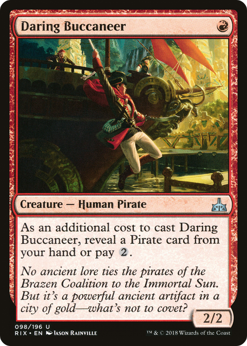 Daring Buccaneer (RIX-098) - uncommon - Foil