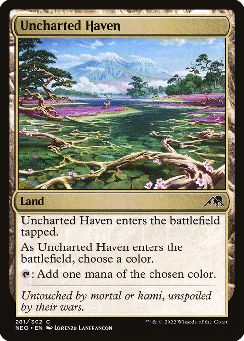 Uncharted Haven (NEO-281) - common - Foil