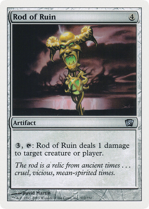 Rod of Ruin (8ED-312) - uncommon