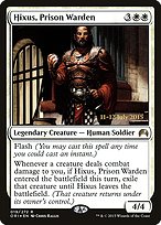 Hixus, Prison Warden (PRE-19S) - rare - Foil