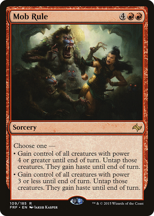 Mob Rule (FRF-109) - rare - Foil