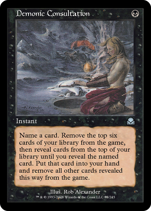 Demonic Consultation (ME2-085) - uncommon - Foil