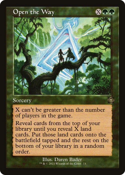 Open the Way (MAT-073) - rare: (Showcase)