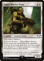Space Marine Scout (40K-015) - uncommon