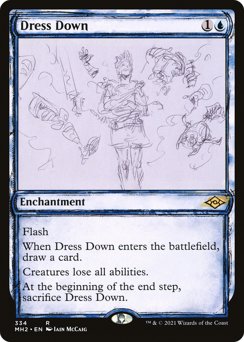 Dress Down (MH2-334) - rare: (Showcase) - Foil
