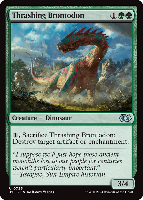 Thrashing Brontodon (J25-725) - uncommon