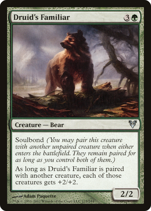 Druid's Familiar (AVR-175) - uncommon - Foil
