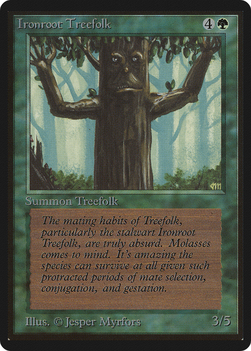 Ironroot Treefolk (LEB-204) - common