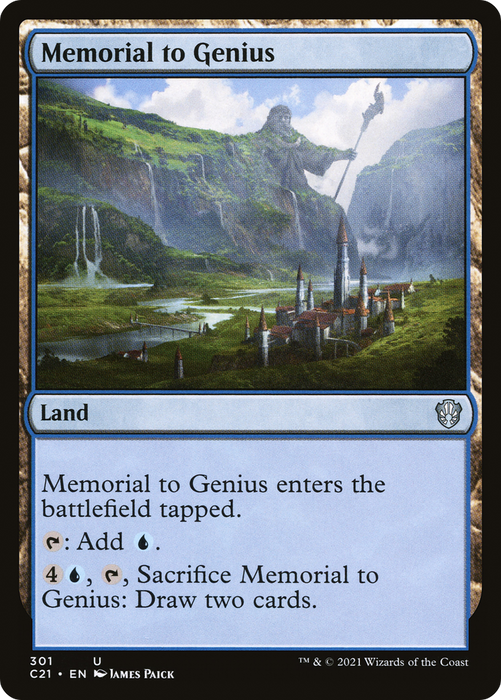 Memorial to Genius (C21-301) - uncommon