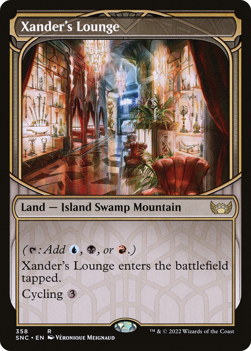 Xander's Lounge (SNC-358) - rare: (Showcase) - Foil