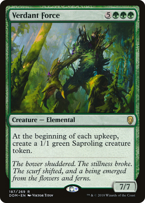 Verdant Force (DOM-187) - rare - Foil