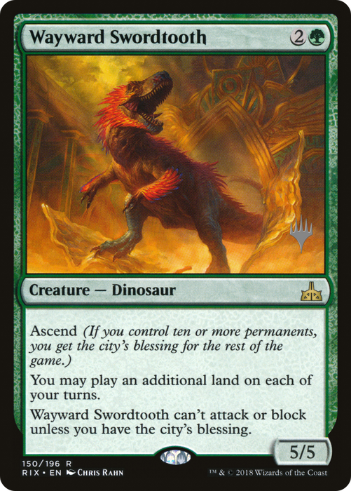 Wayward Swordtooth (PPM20-150P) - rare - Foil
