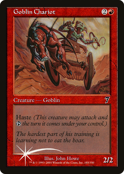 Goblin Chariot (7ED-185★) - common - Foil