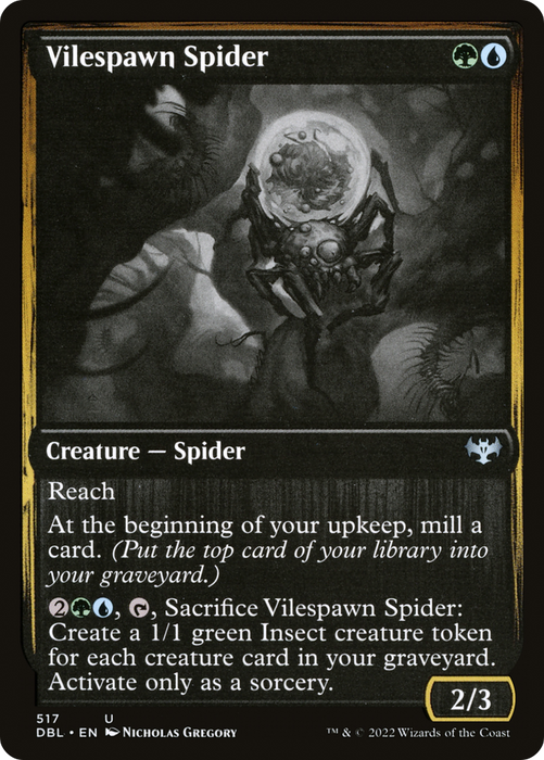 Vilespawn Spider (DBL-517) - uncommon - Foil
