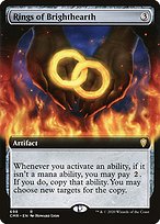 Rings of Brighthearth (CMR-698) - rare: (Extended Art) - Foil