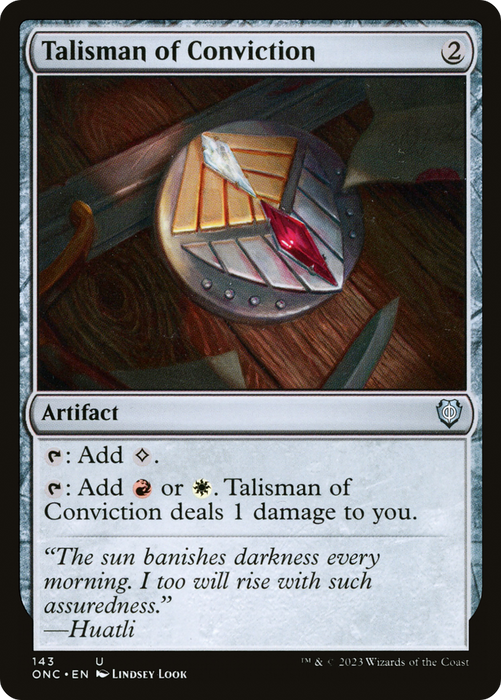Talisman of Conviction (ONC-143) - uncommon