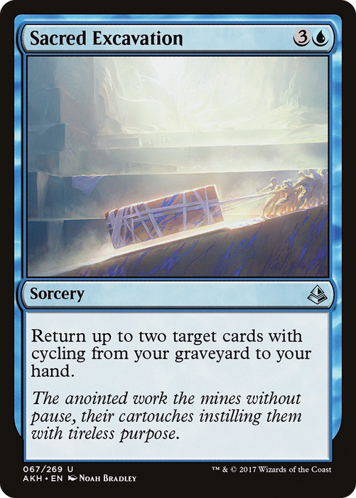 Sacred Excavation (AKH-067) - uncommon - Foil