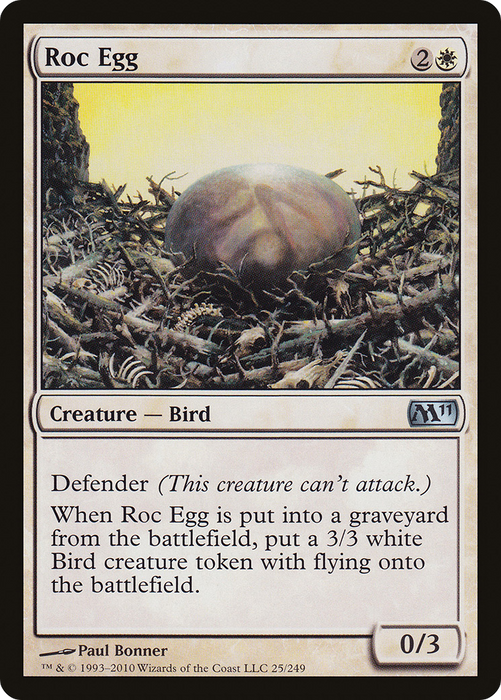Roc Egg (M11-025) - uncommon - Foil