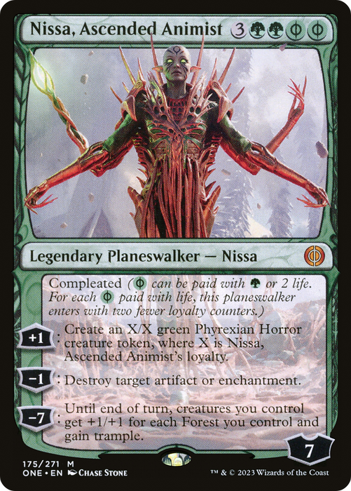 Nissa, Ascended Animist (ONE-175) - mythic