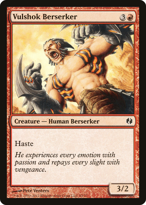 Vulshok Berserker (DDI-053) - common