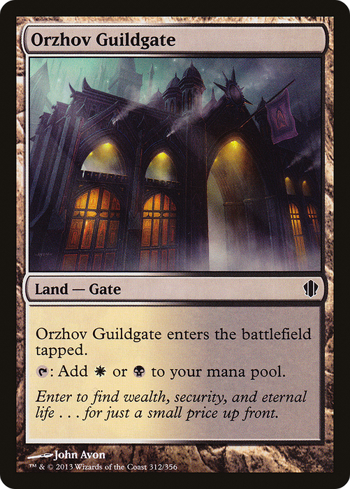 Orzhov Guildgate (C13-312) - common
