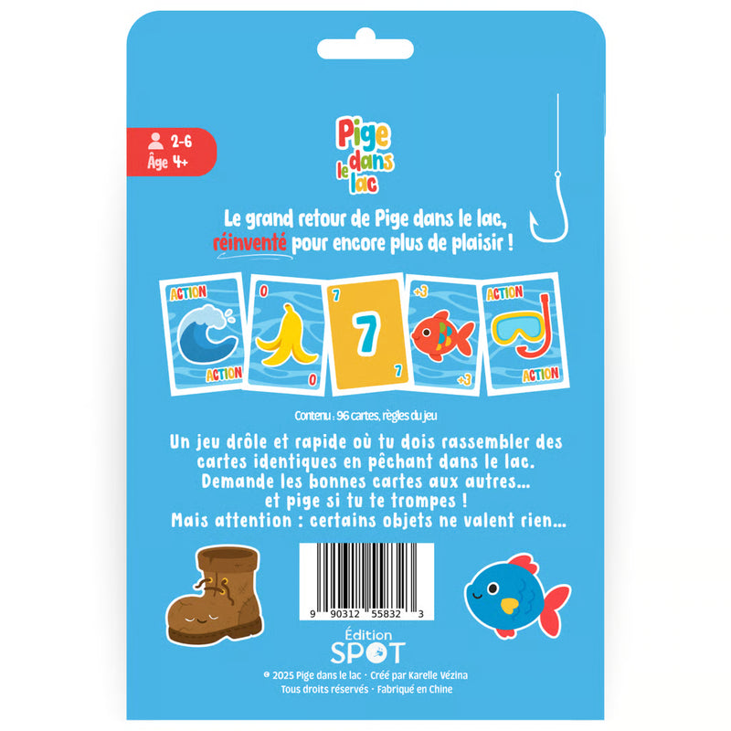 Pige dans le lac (français)
