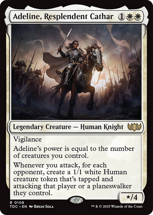 Adeline, Resplendent Cathar (TDC-108) - rare
