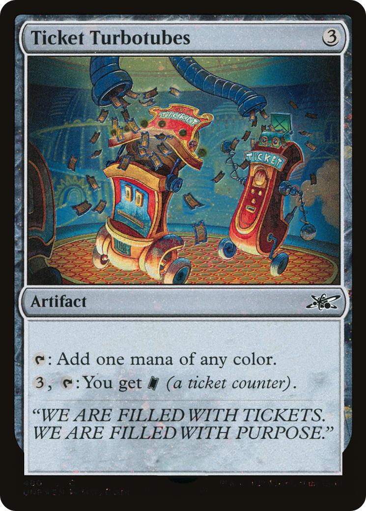 Ticket Turbotubes (UNF-480) - common - Foil