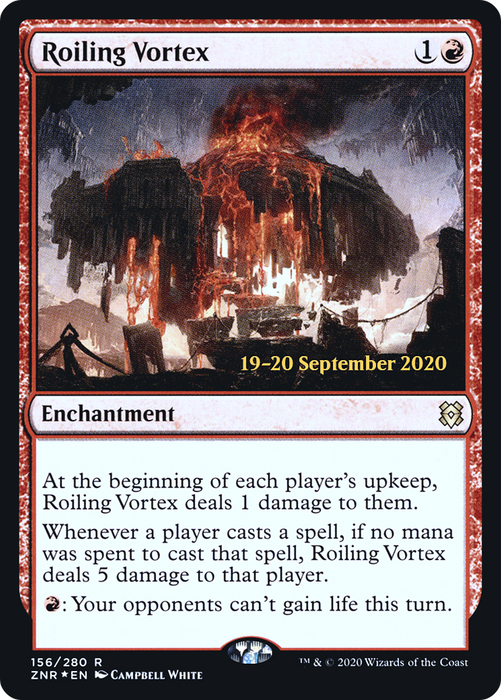 Roiling Vortex (PRE-156S) - rare - Foil