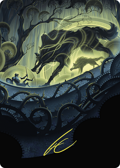 Unnatural Growth // Unnatural Growth (AWOE-075) - common (Borderless) - Foil