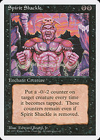 Spirit Shackle (4ED-163) - uncommon