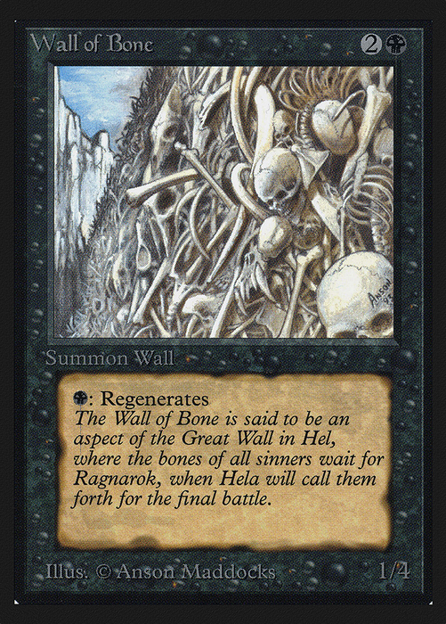 Wall of Bone (IED-133) - uncommon