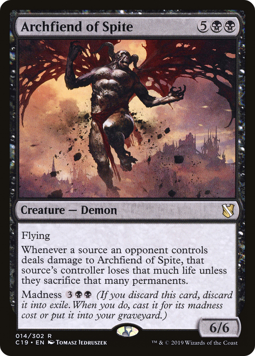 Archfiend of Spite (C19-014) - rare
