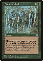 Nature's Cloak (POR-177) - rare
