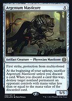 Argentum Masticore (PRE-222S) - rare - Foil