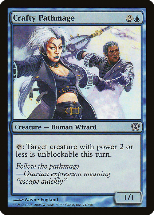 Crafty Pathmage (9ED-71★) - common - Foil